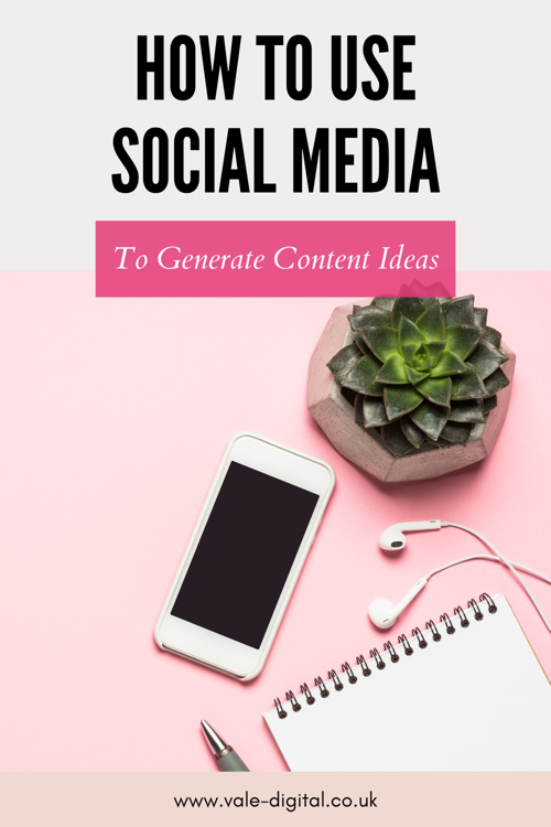 How to use social media to generate content ideas